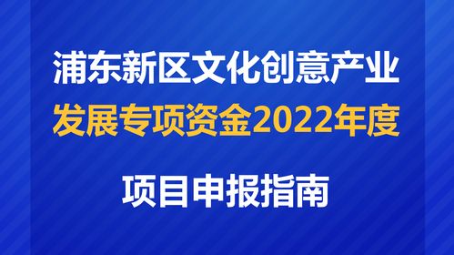 數字賦能，創(chuàng)意未來 解讀2022年度浦東新區(qū)文創(chuàng)專項資金項目申報指南